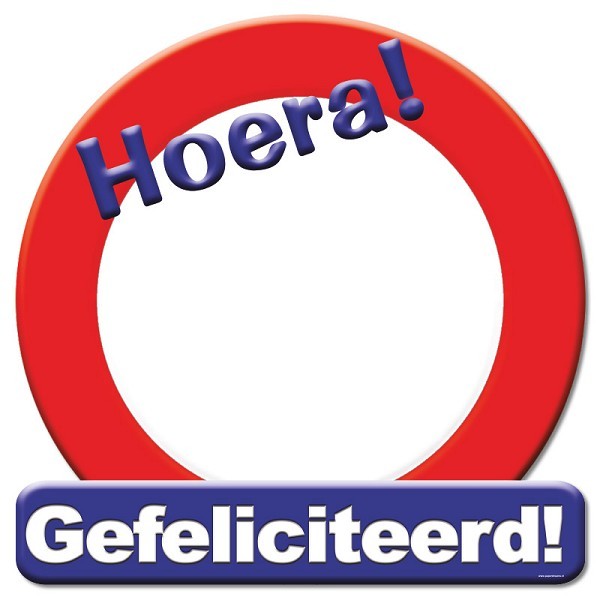 Paperdreams Huldeschild - Gefeliciteerd