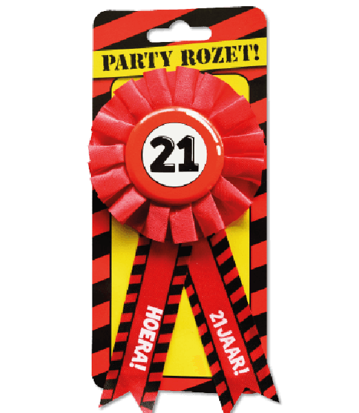 Paperdreams Party Rozetten - 21 jaar