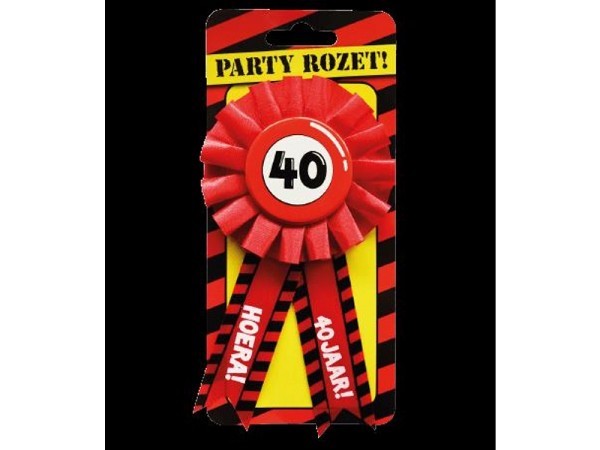 Paperdreams Party Rozetten - 40 jaar