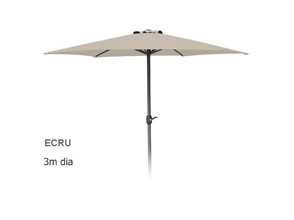 Parasol 3 meter met draaimechanisme ECRU