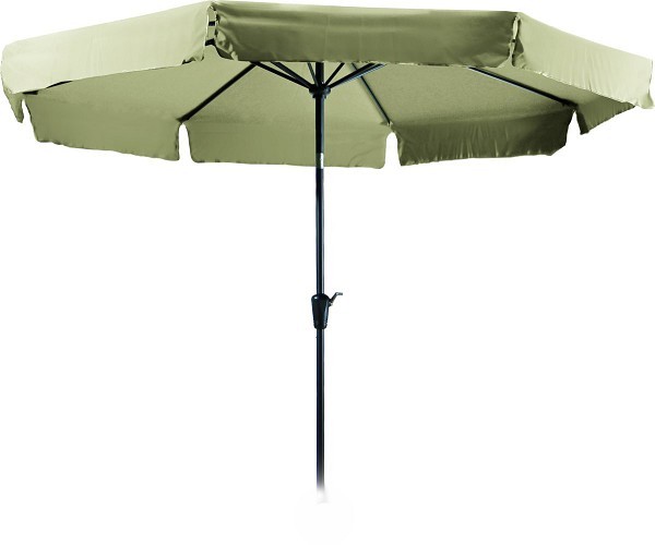 Parasol flores luxe 300 cm Polyester SAGE GREEN