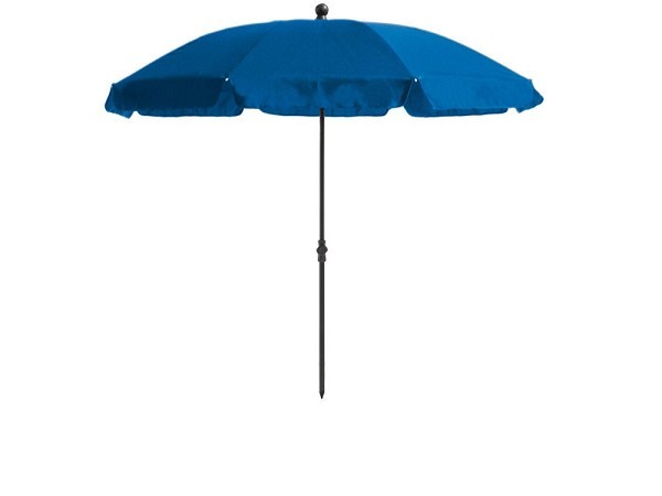 Parasol Las Palmas push-up 200 cm aqua met volant