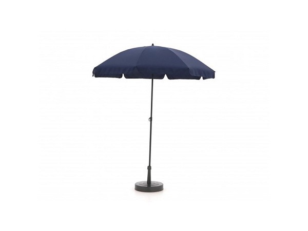 Parasol Las Palmas push-up 200 cm blauw met volant