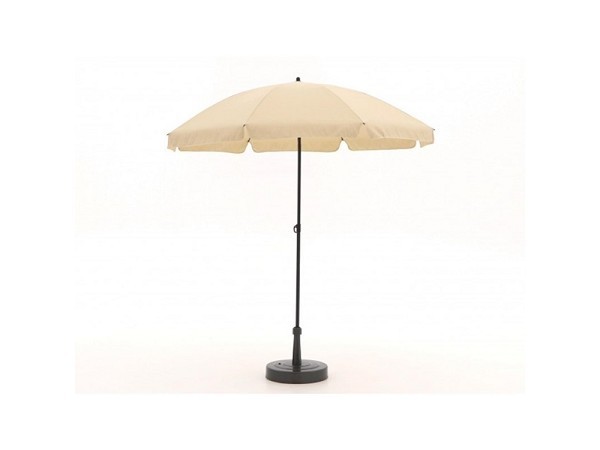 Parasol Las Palmas push-up 200 cm ecru met volant