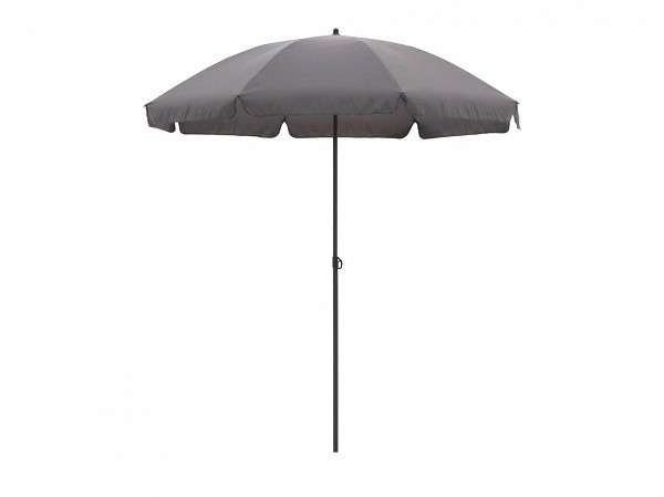 Parasol Las Palmas push-up 200 cm grijs met volant