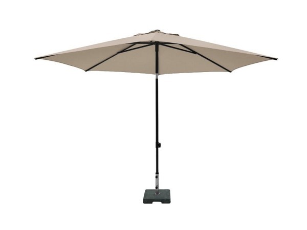 Parasol MYKANOS PUSH-UP rond 250 cm met tilt-functie 100%poly Ecru