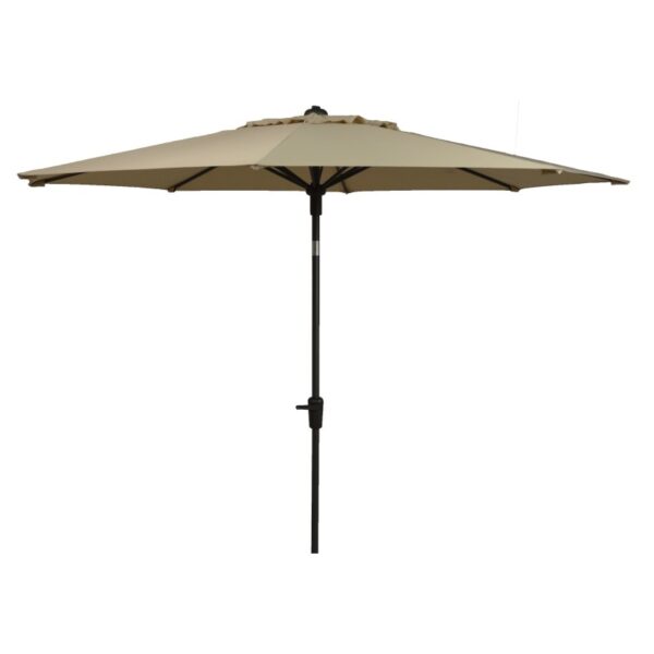 Parasol Paros Opdraai 300cm Ecru