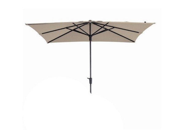 Parasol Syros vierkant opdraai 280x280cm ecru