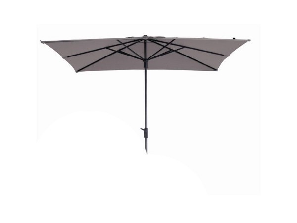 Parasol Syros vierkant opdraai 280x280cm taupe