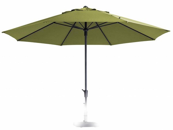 Parasol Timor 400cm opdraai SAGE GREEN