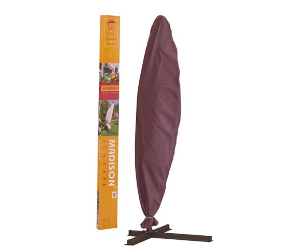 Parasolhoes beschermhoes donkergrijs voor pendelparasol materiaal Dralon.