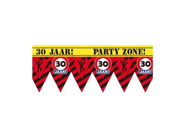 Party Tape - 30 jaar 12 meter