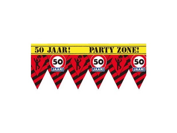 Party Tape - 50 jaar 12 meter