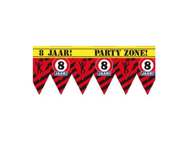 Party Tape - 8 jaar 12 meter