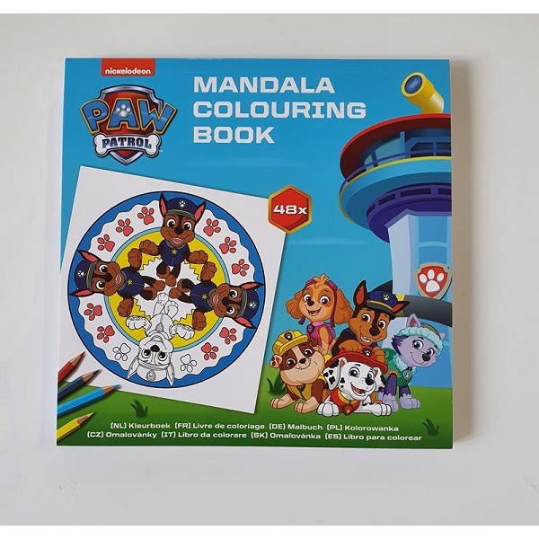 Paw Patrol Mandala kleurboek 48 kleurplaten