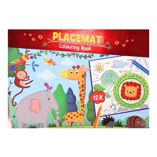 Placemat kleurboek