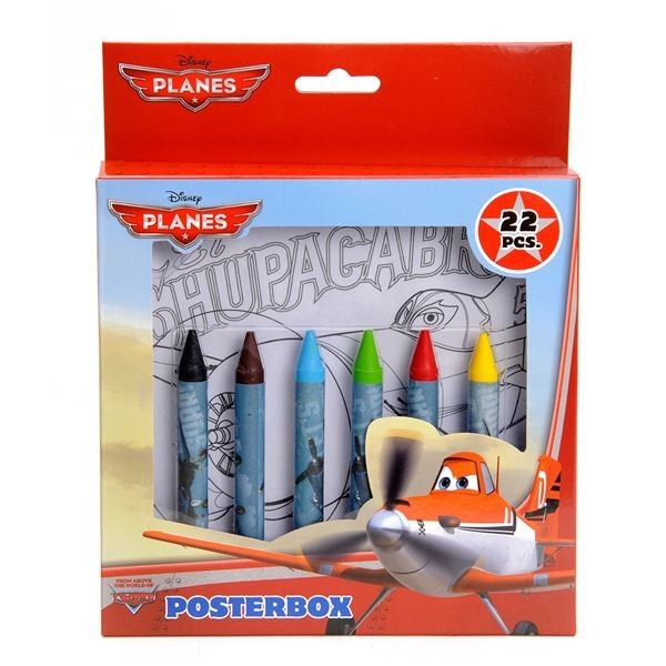 PLANES POSTERKLEUR SET 22-DLG