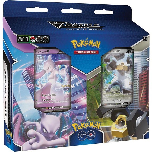 Pokémon TCG GO Battle Decks Bundle Mewtwo V Melmetal V