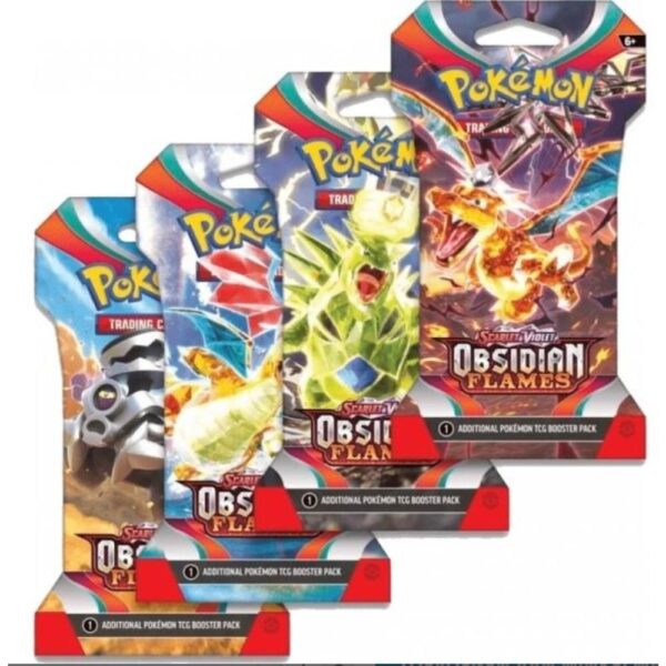 Pokémon TCG Scarlet & Violet Obsidian Flames Sleeved Booster 10 Kaarten