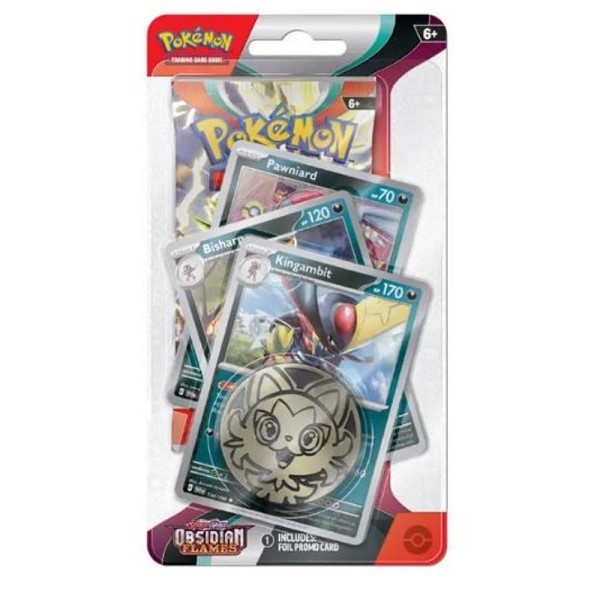 Pokémon TCG Scartlet & Violet Obsidian Flames Premium Checklane booster