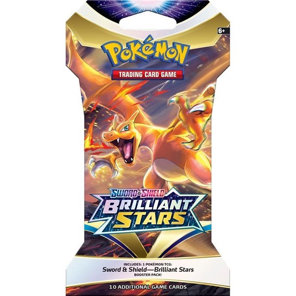 Pokémon TCG Sword & Shield Brilliant Stars sleeved booster