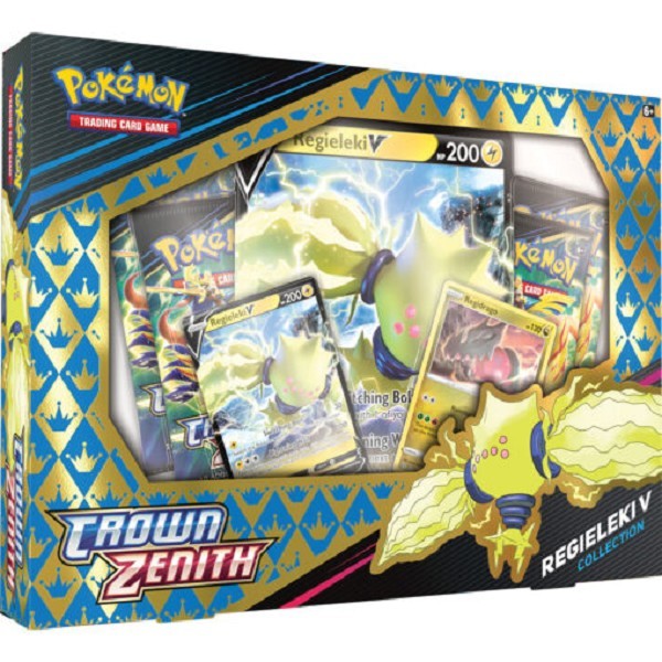 Pokémon TGC Crown Zenith Regidrago Regieleki V collection