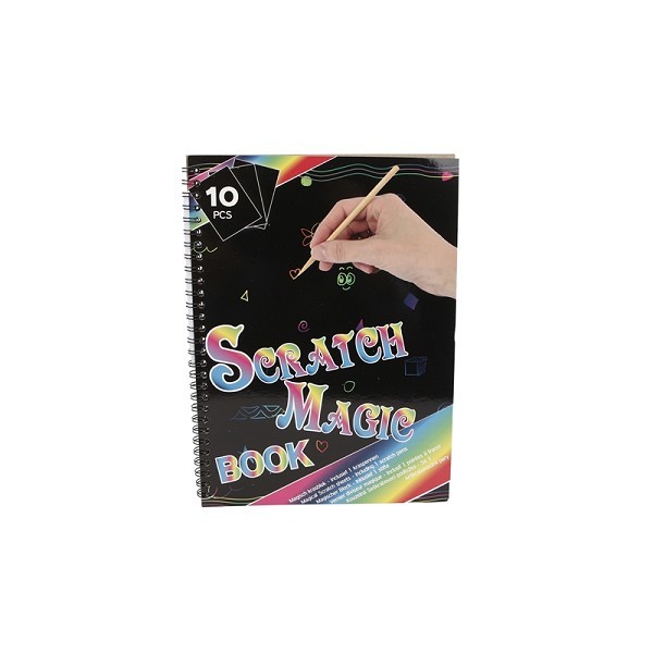 pspan style"font-size: 12px"Magic color scratch boek A4 10 pagina's/spanbr/p