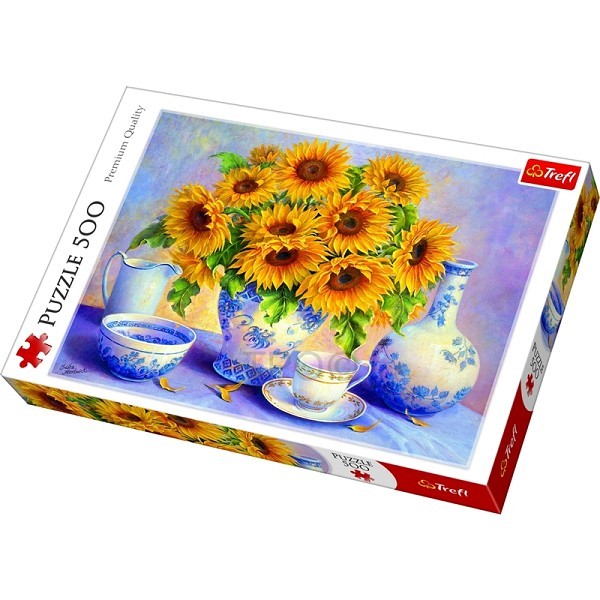 Puzzel Zonnebloemen 500 stukjes