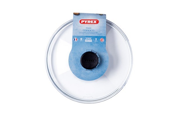 Pyrex CLASSIC deksel glas met knop 26cm