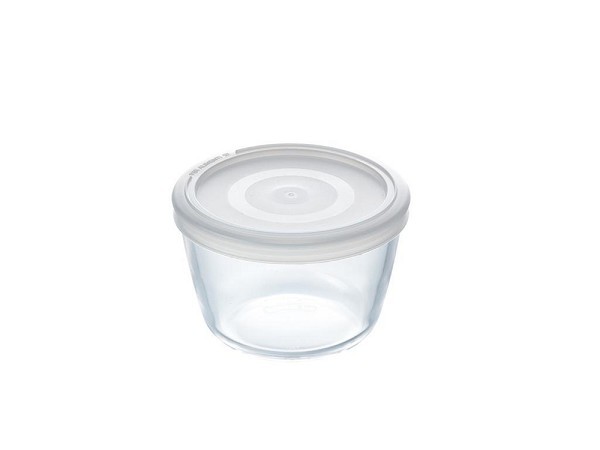 Pyrex COOK&FREEZE Ronde schaal glas met deksel 1,1L Ø17x9cm