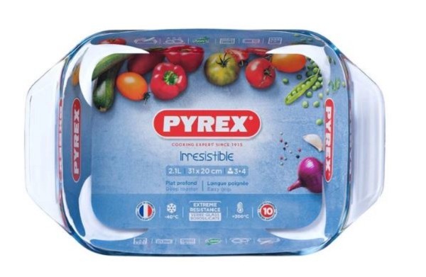 Pyrex IRRESISTIBLE braadslede 31x20cm 2,1L