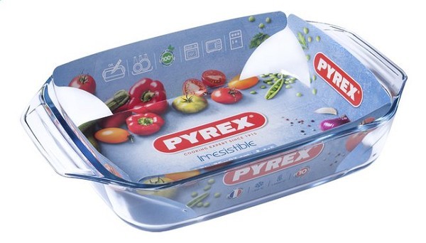 Pyrex IRRESISTIBLE  braadslede glas 35x23x6,5cm 2,9L