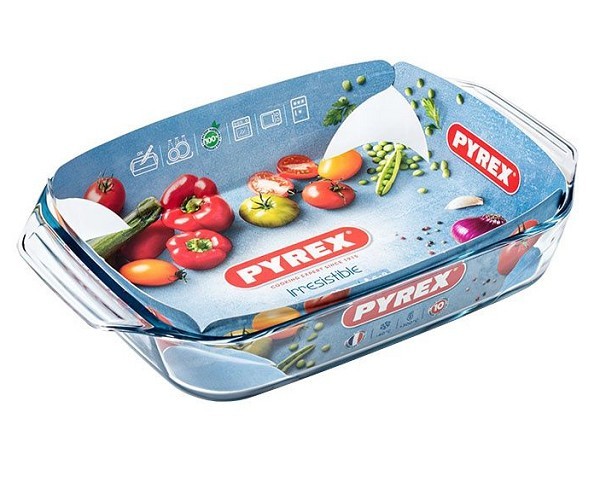 Pyrex IRRESISTIBLE braadslede glas 39x25cm 3,8L