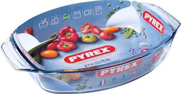 Pyrex IRRESISTIBLE ovale braadslede 39x27 cm 4L