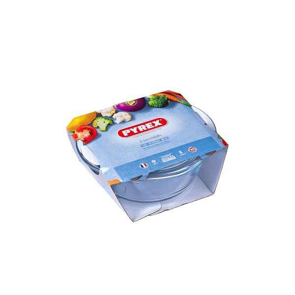 Pyrex Ronde 4-in-1 ovenschaal 2,3L met deksel 0,7L 27x23cm