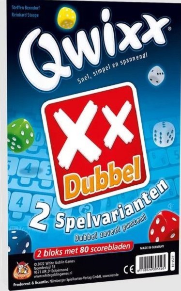 Qwixx Dubbel 2 spelvarianten