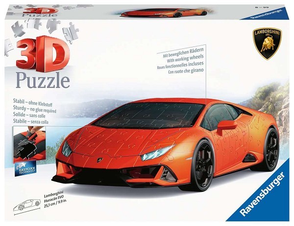 Ravensburger 3D puzzel Lamborghini Huracan EVO 108 stukjes