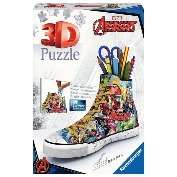 Ravensburger 3D puzzel Marvel Avengers sneaker puzzel 108 stukjes