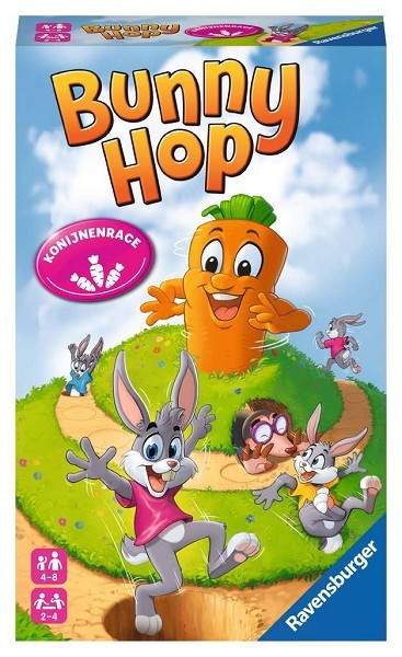 Ravensburger Bunny Hop konijnenrace bordspel