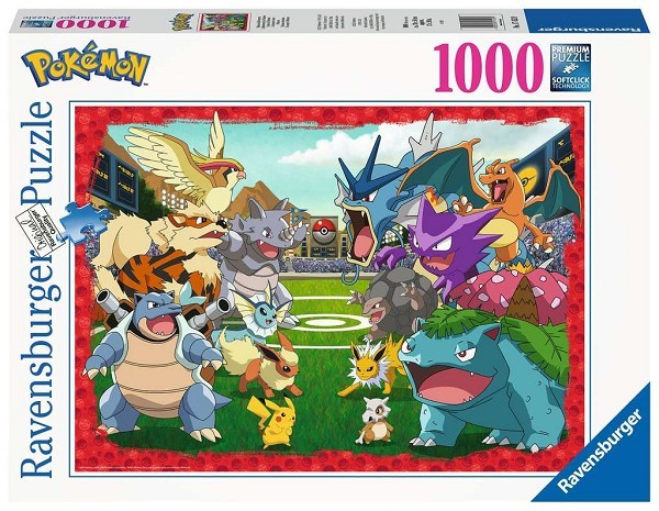 Ravensburger Confrontatie tussen Pokémon puzzel 1000 stukjes