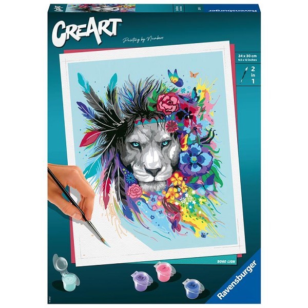 Ravensburger CreArt Boho Lion Schilderen op nummer