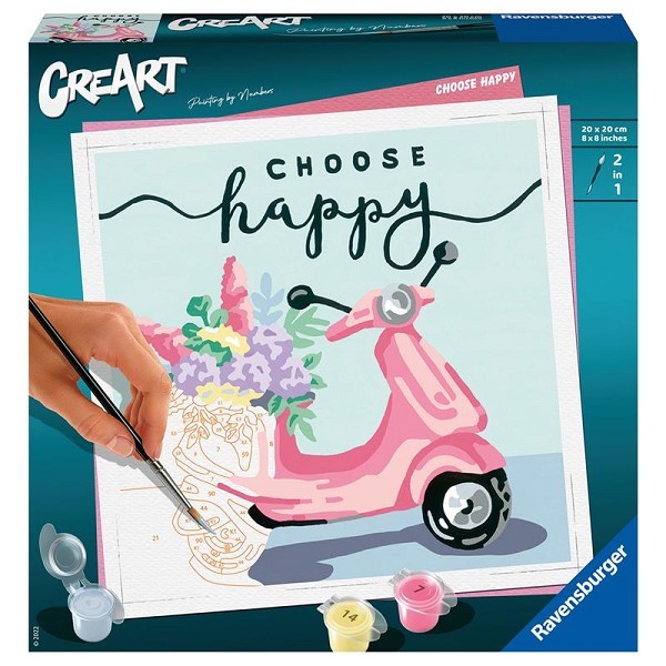 Ravensburger CreArt Choose happy Schilderen op nummer