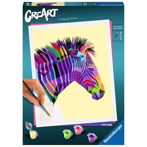 Ravensburger CreArt Zebra Schilderen op nummer