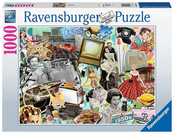 Ravensburger De jaren 50 puzzel 1000 stukjes