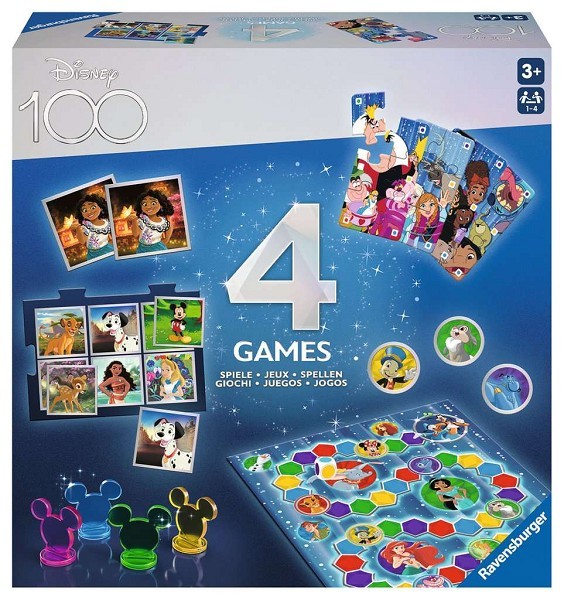 Ravensburger Disney 100 jaar 4-in-1 spel