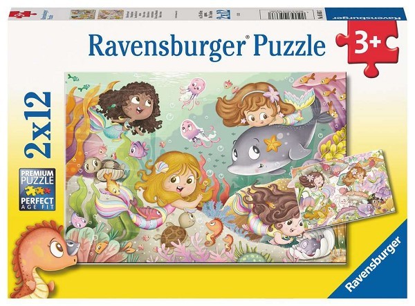 Ravensburger Kleine feeën en zeemeerminnen puzzel 2x12 stukjes