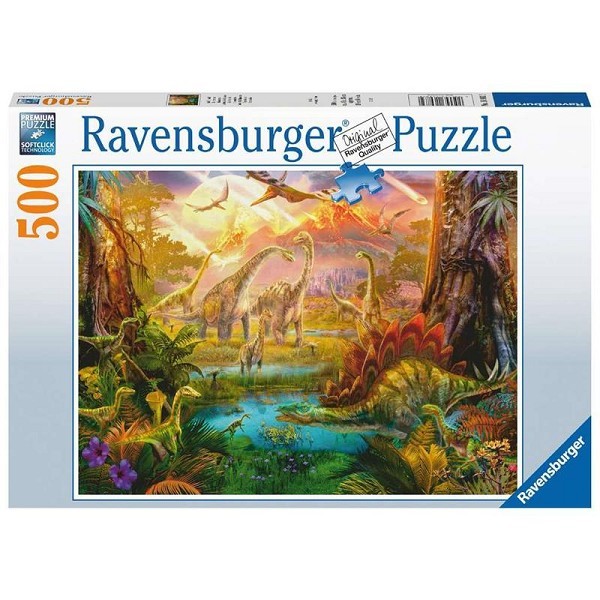 Ravensburger Land van de dinosauriërs puzzel 500 stukjes