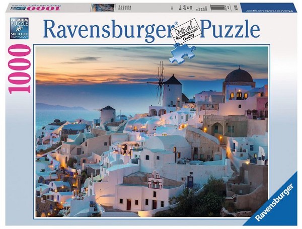 Ravensburger Puzzel 1000 stukjes Avond in Santorini