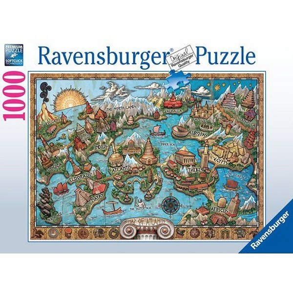 Ravensburger puzzel 1000 stukjes geheimzinnig Atlantis