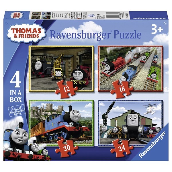 Ravensburger puzzel 4 in a box Thomas & Friends 12+16+20+24st